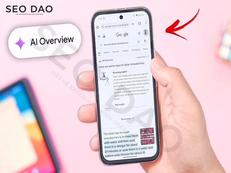 AI Overview ảnh hưởng traffic website ra sao?