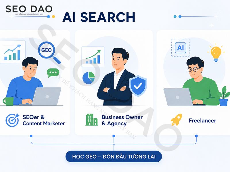 Khóa học GEO phù hợp cho người mới không