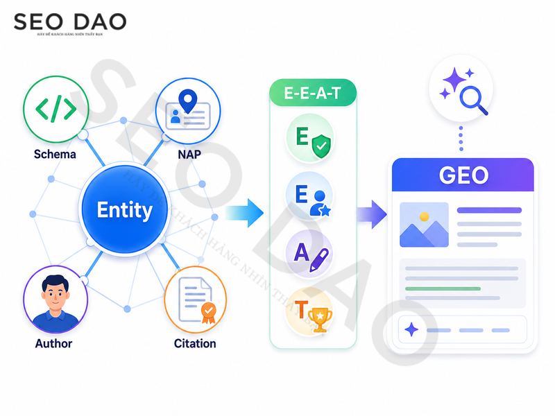 Knowledge Graph và GEO liên kết ra sao trong AI Search?