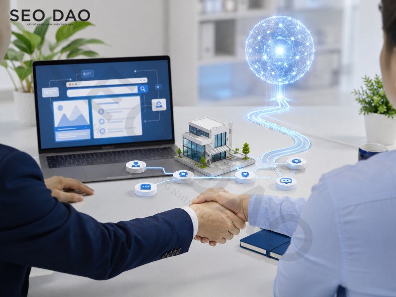 Ví dụ triển khai GEO cho website dịch vụ thực tế